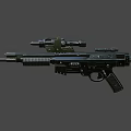 A280 Long Range Explosive Rifle 3d model
