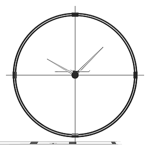 Modern Clock 3d model