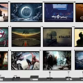 Projector screen 3d model