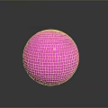 Purple Mirrored Sphere Decorative Furniture With Reflective Surface And Shiny Design