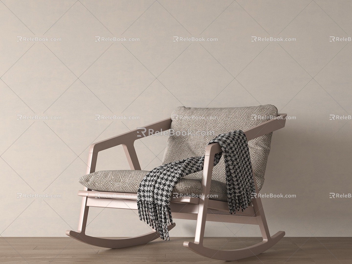 Rocking Chair Leisure Chair 3d model