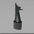 Modern Architectural Tower With Unique Spire Design And Square Base Structure