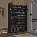 Modern Large Capacity Multi Layer Shoe Cabinet With Transparent Flip Doors For Home Entryway Storage