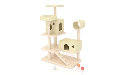 Modern Cat Climbing Rack Pet Cat Climbing Rack 3d model