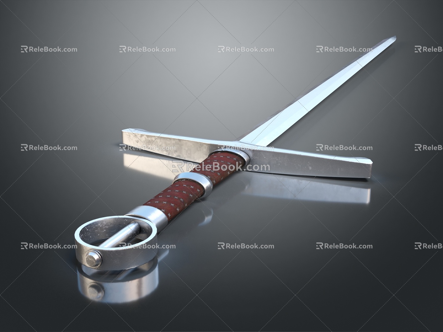 Modern Sword Medieval Sword Officer Sword 3d model