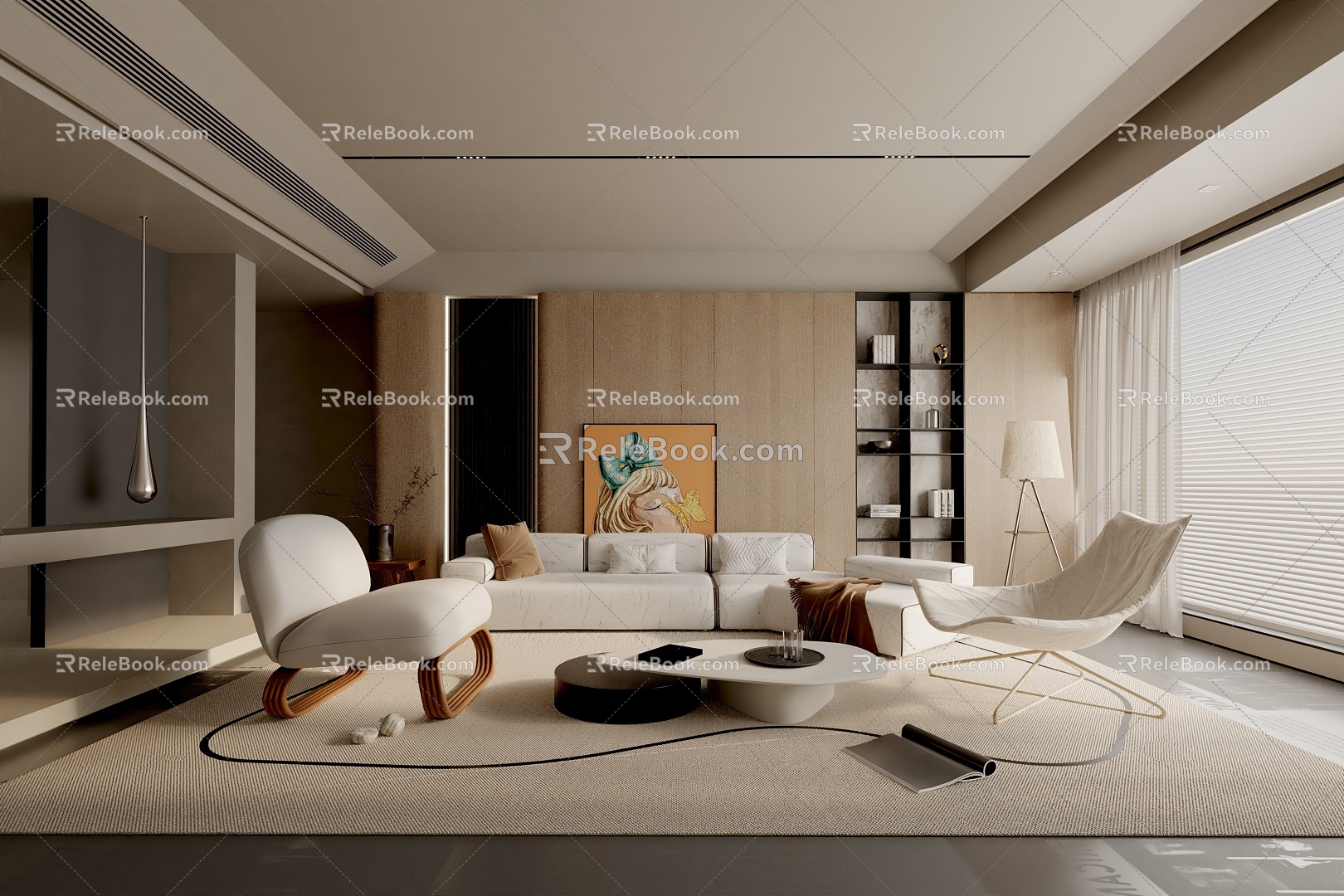 Living room 3d model