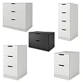 Modern Black And White Dressers With Multiple Drawers For Home Decor