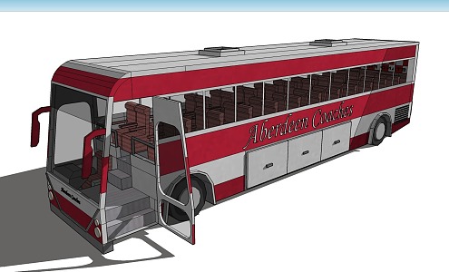 Modern Bus 3d model