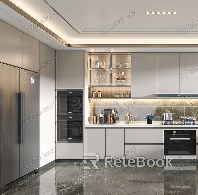 Light Luxury Kitchen model