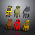 Various Styles And Colors Protective Work Gloves With Durable Material For Outdoor Activities