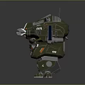 Mech Warrior Mech Soldier Machine Battlearm Mechanical Battlearm Machine Fighter Robot 3d model