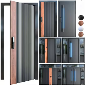 Intelligent single door 3d model