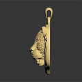 Exquisite Leopard Head Shaped Jewelry Pendants In Silver And Gold With Intricate Details