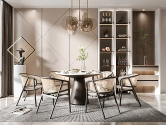 Modern Restaurant 3d model