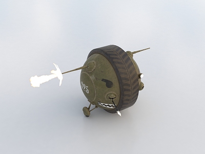 Mines Magnetic Induction Mines Anti-tank Mines Loosening Mines Military 3d model