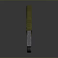 Tactical Karambit Knife With Yellow And Black Textured Handle Curved Blade And Finger Ring