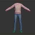 Sweat Casual suit Daily suit Casual Wear 3d model