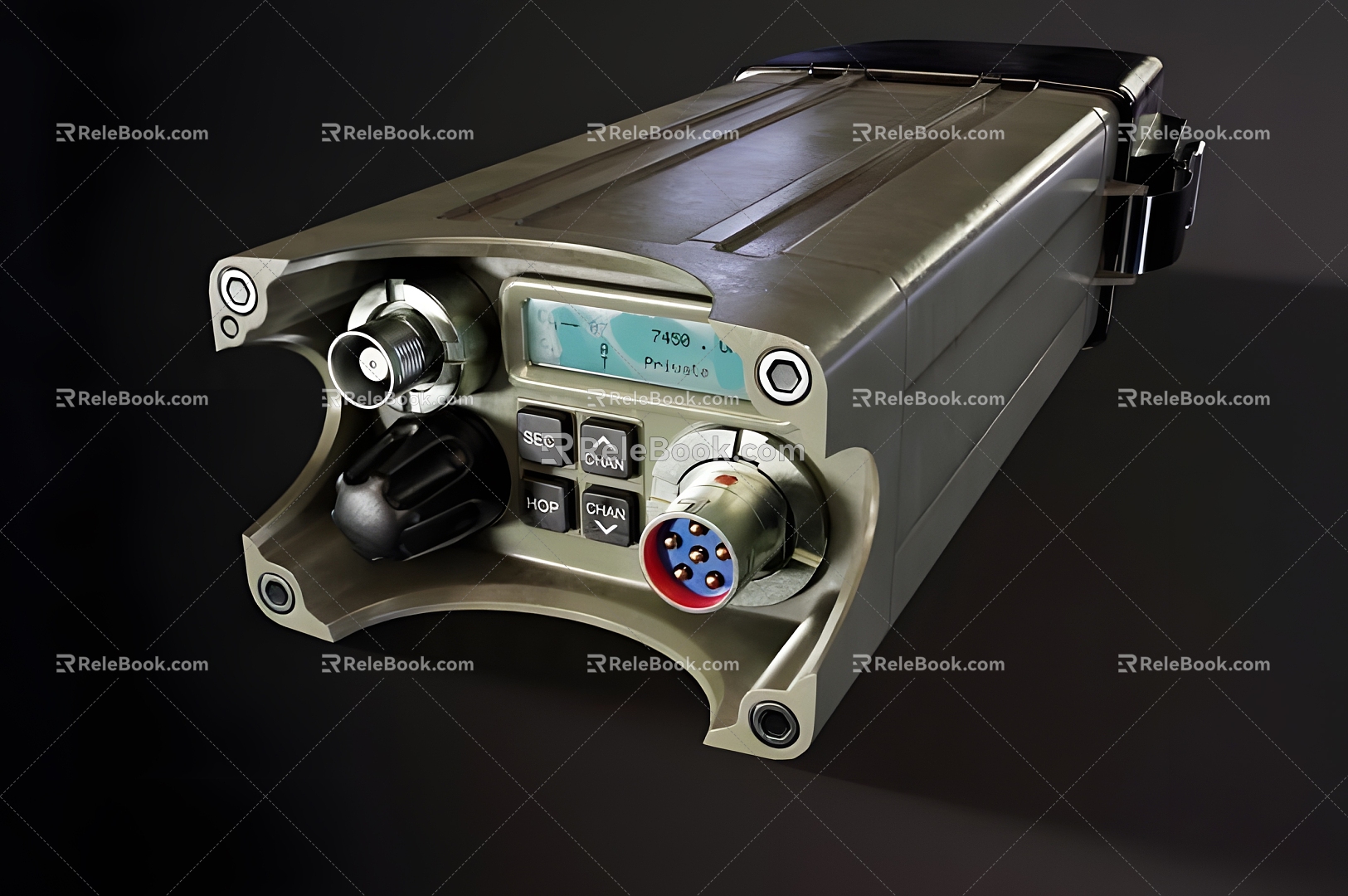 Tactical Radio War Warrior Radio Equipment Industrial Equipment Instruments World War II Military 3d model