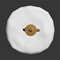 3D Character Model In Cloak And Wide Brimmed Hat Standing On White Platform