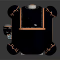 Metallic Industrial Machine Component With Black Copper Heat Sink And Reflective Surface