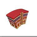 3D Anatomical Model of Biological Tissue Cross-Section with Colorful Layers and Microscopic Structures