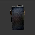 Durable Textured Leather Case with Metal Lock Handle and TeslaLife Logo