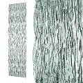 Modern Decorative Green Glass Divider With Wavy Texture For Interior Design