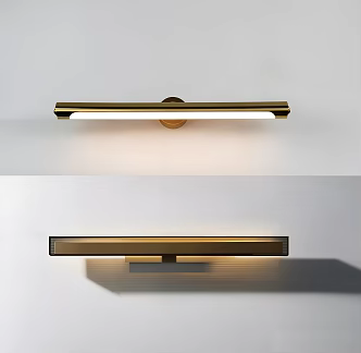 Modern metal wall lamp strip wall lamp mirror front wall lamp hanging picture wall lamp one-word wall lamp 3d model