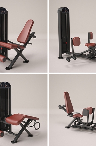 Fitness Equipment 3d model