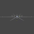 Gray Military Fighter Jet With Missiles And Extended Landing Gear