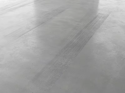 Building Component Gray Concrete Floor With Textured Surface And Visible Scratches Pattern 3d model