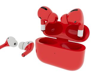 Modern headphones 3d model