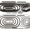 Industrial Equipment Sealing Components Featuring Various Circular Rings And Precision Design