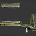 Ancient Architectural Structure With Stone Walls Moss Covered Surfaces And Traditional Roof Design