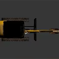 Yellow SANY 5018 Small Excavator With Black Cab And Crawler Tracks