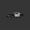 Modern Police Car Dodge Year Police Car Police Car 3d model