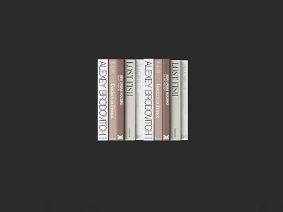 Elegant Modern Books Neat Stack Arrangement With Beige And Brown Covers Design 3d model