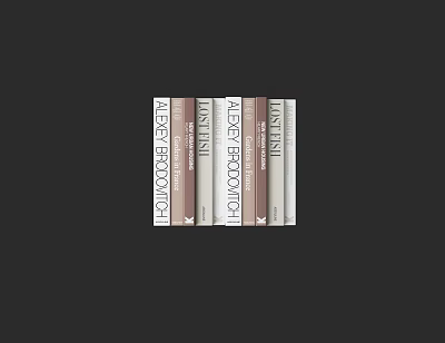 Modern Book Art Bookshelf Ornaments 3d model