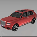 Pink Rolls Royce SUV With Black Roof And Luxury Alloy Wheels Design
