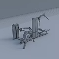 Home Gym Multifunctional Sports Equipment With Weight Tower Pull Rope And Metal Frame