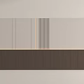 Modern Sofa Background Wall Design With Gray Panel And Brown Wood Texture 3d model