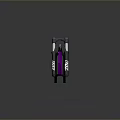 Car Parts Suspension Frame Components Purple And Black With Brand Logo Design