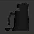 Philips Electric Coffee Maker in Black with Matching Spoon Accessory