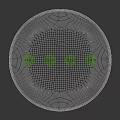 Light Beige Round Rug With Soft Plush Texture For Modern Home Decor