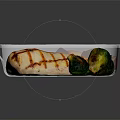 Healthy Grilled Chicken Breast with Fresh Vegetables in Clear Plastic Meal Container