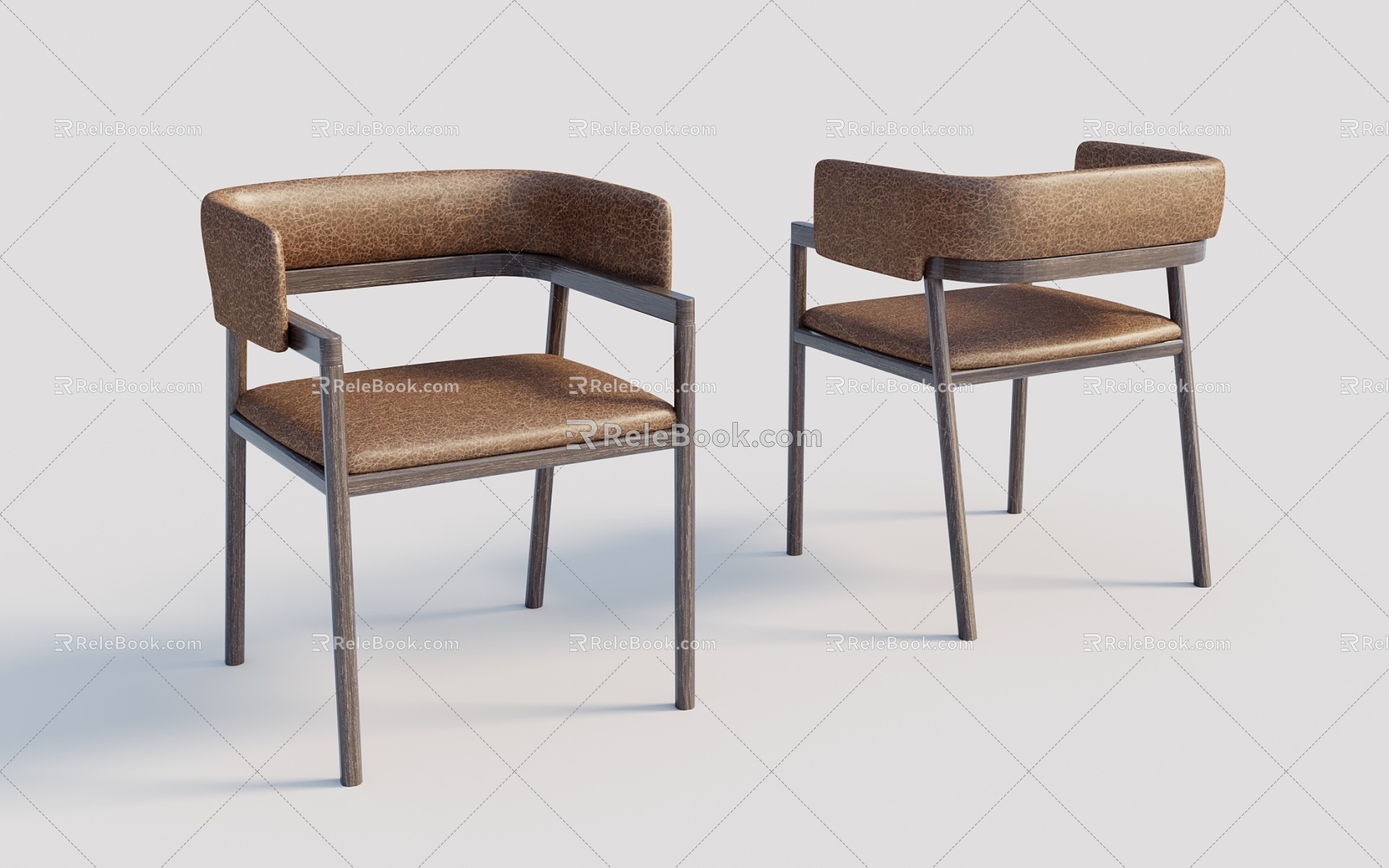 Chair Single Chair Dining Chair Leisure Chair 3d model