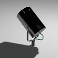 Modern Downlight Spotlight With Sleek Black Finish And Metal Bracket Design