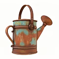Vintage Dinnerware Set with Rustic Copper Turquoise Finish Engraved Pulse Drink Words and Lock Detail