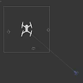 Black Foldable Drone With Four Propellers And Camera For Aerial Photography