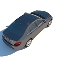 Mercedes-Benz C- Class 2010 MercedesBenz has few simple mold surfaces 3d model